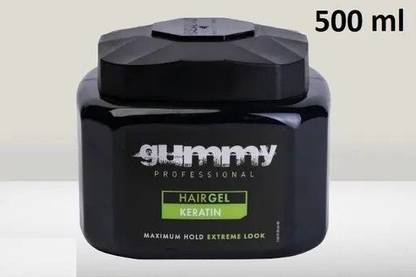 GUMMY Keratin Hair Styling Gel | Maximum Hold | Extreme Look | Non-Sticky Finish Hair Gel