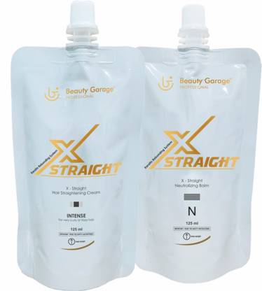 Beauty Garage X-Straight Hair Straightening Intense Cream + Neutralizing Balm (Combo) Hair Cream