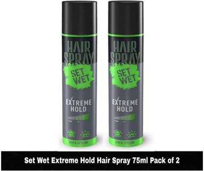 SET WET Extreme Hold Hair Spray Quick Styling Solution Hair Spray
