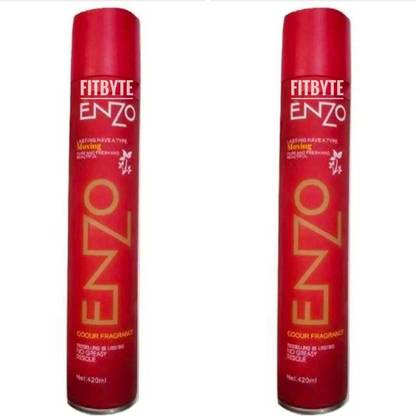 FITBYTE Hair Spray for Super Strong Hair (420 ml) Set of 2Pcs Hair Spray