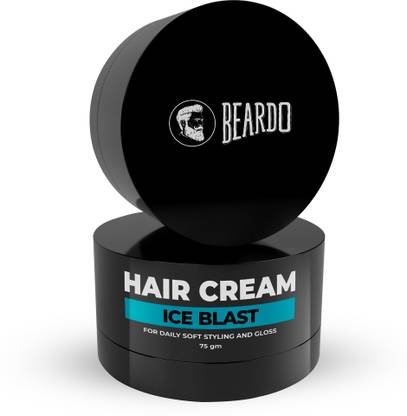 BEARDO Ice Blast Hair Cream 75g | For Daily Soft Styling and Gloss Hair Cream