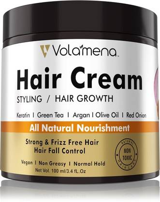 Volamena Onion Argan Hair Cream for Styling & Growth Hair Cream