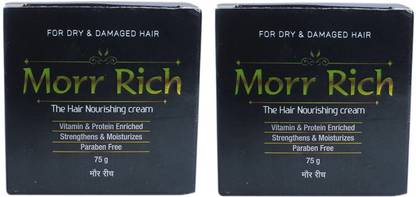 MORR RICH The Hair Nourishing Cream Hair Cream Pack of 2 (75+75=150gm) Hair Cream
