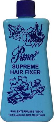 Simax Prince Men Hair Fixer for Beard & Moustache with Extra Shine (Blue) Pack Of 1 Hair Gel