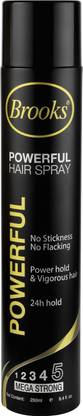 Brooks Powerful Hair Spray Black Hair Spray