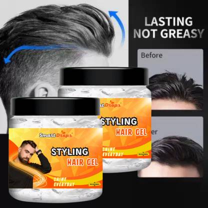 smartdrops Hair style gel Maximum Control for All Hair Types and Styles Hair Gel