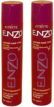 FITBYTE Professional Enzo Hair spray 2 pcs set 840 ml Hair Spray