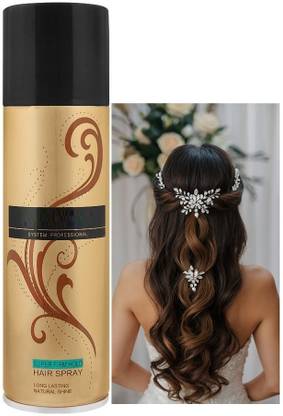 EVERERIN PROFESSIONAL SUPER FIRM HOLD HAIRSPRAY LONG LASTING AR123 Medium Hair Volumizer Spray