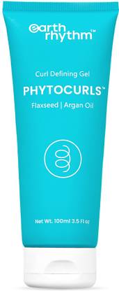 Earth Rhythm Phytocurls Curl Defining Gel, Reduces Frizz & Moisturises Curly Hair - 100ml Hair Gel