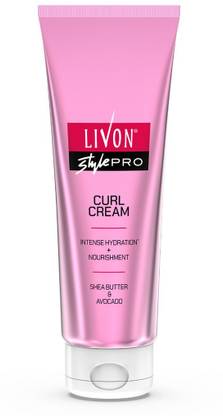 LIVON Style Pro Curl Cream, Intense Hydration & Nourishment, Shea Butter & Avocado Hair Cream