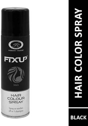 फैशन कलर HAIR COLOUR SPRAY BLACK बालों का स्प्रे
