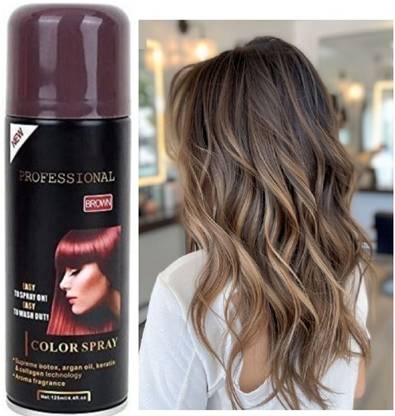 AEPRUY New Original Temporary Quick Brown Hair Color Spray Hair Spray