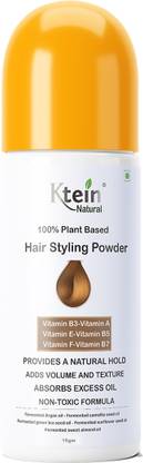 ktein 100% Plant Based Natural Curly Hair Styling Powder for Mosturizing Hair Powder