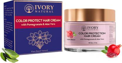 Ivory Natural Color Protection Cream (50g) - Support Color Fade, Retain Color Pigments Hair Cream