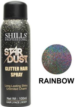 Shills Professional Star Dust Glitter Spray Rainbow Hair Spray
