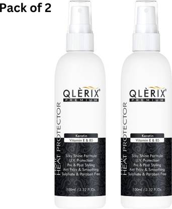 QLERIX Premium Heat Protectection Hair Mist Damage Protect with Keratin Vitamin E & B5 Hair Spray