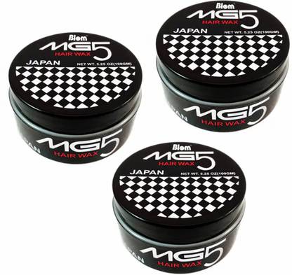 BLOM Strong Hold - Wet Look Hair Wax Pack of 3 Hair Wax