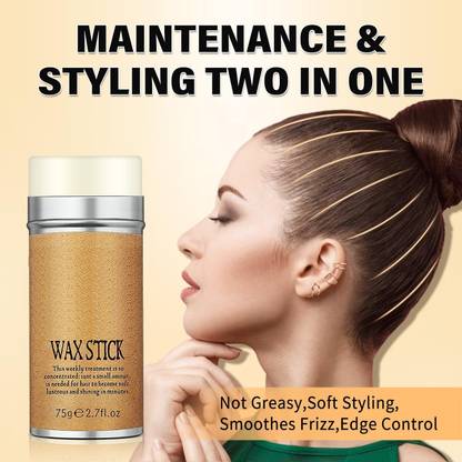tanvi27 Hair Wax Stick for Hair Styling Wax Stick Non-greasy Styling wax Stick Bun Stick