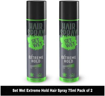 SET WET Extreme Hold for Men,Hair Setting and styling Hair Spray