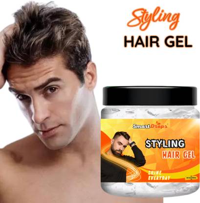 smartdrops Hair style gel Maximum Hold,High ShinHair Hold Gel Mae Hair Gel