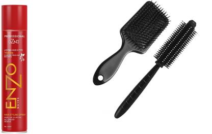 Prettify professional hair spray and round comb and peddal comb Hair Spray