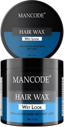 MANCODE Hair Wax Wet Look Glossy Finish Super Shine Long Lasting Wet Look Wax Hair Wax