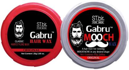 ST.bir Gabru hair wax and Gabru mooch wax- Combo Hair Wax