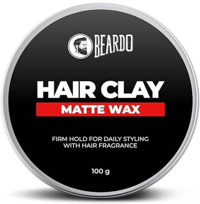 BEARDO Hair CLAY Wax for Men, 100 gm | Matte Finish with volume Hair Wax