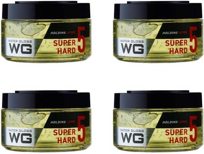 GATSBY Japan Water Gloss - Super Hard, (Set of 4) Hair Gel