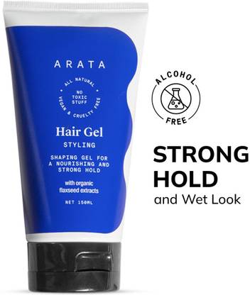 ARATA Hair Styling Gel for Men|Daily Use |Strong Hold|With Organic Flaxseed Hair Gel