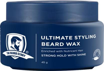 THE BEARD STORY Ultimate Styling Beard & Moustache Wax, Non Greasy, Strong Hold With Shine Beard Gel