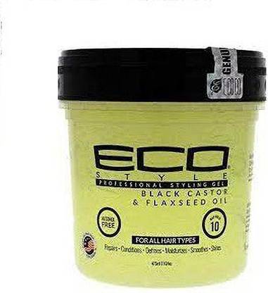 Eco Black Castor & Flaxseed Oil Hair Gel