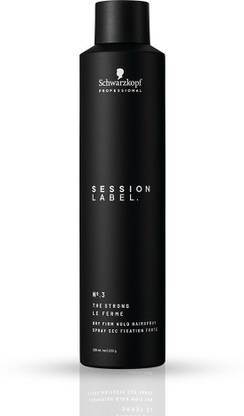 Schwarzkopf Professional Session Label Strong Hold Hair Super Dry Fix Spray for Instant Hold Hair Spray