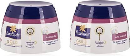 Parachute Gold Anti Hair Fall Hair Styling Cream With Coconut and Garlic 140ml Pack of 2 Hair Cream