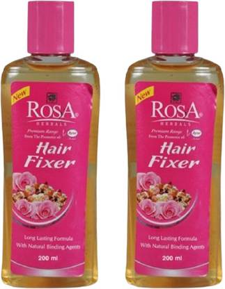 ROSA Herbal Hair Fixer 200ml Long Lasting Formula With Natural Binding Agent Packof 2 Hair Gel