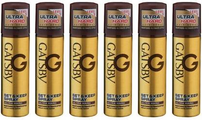 GATSBY Japan Set & Keep Spray - Ultra Hard,(Set of 6) Hair Spray