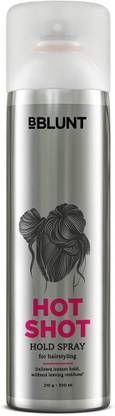 BBlunt Hot Shot Hold Spray for Instant & Firm Hold - 300 ml Hair Spray
