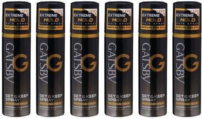 GATSBY Japan Set & Keep Spray - Extreme Hold, (Set of 6) Hair Spray