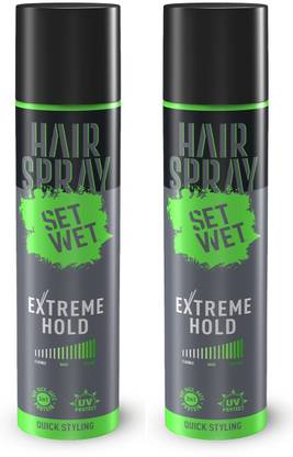 SET WET Extreme Hold for Men,Hair Setting and styling Hair Spray