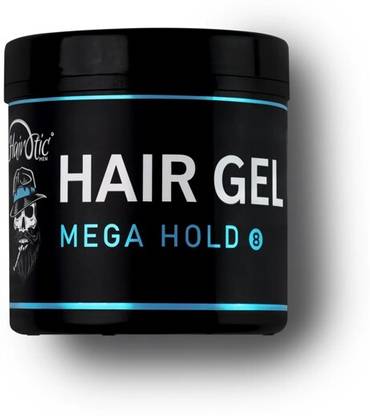 Hairotic MEN Hair Gel Mega Hold 8 – Strong Hold with High-Shine Finish Hair Gel