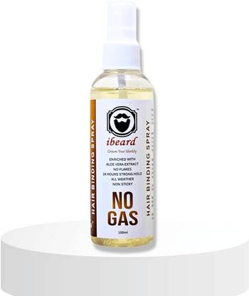 ibeard No Gas Hair Binding Spray For Strong Beard Hold-Non-Sticky For Men Hair Spray Hair Spray