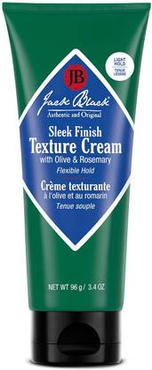 Jack Black Sleek Finish Texture Cream, Hair Styling Cream for Men & Women Hair Cream