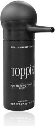 D-DIVINE Hair Building Fibers for Thinning Hair with Spray Applicator Pump (Black) Hair Powder