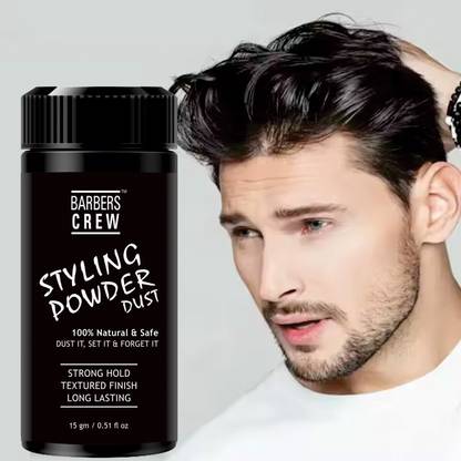 Barbers Crew Hair Styling Powder for High Volume, Strong Hold, Matte Look Finish- Hair Powder