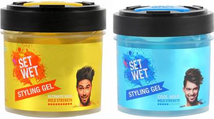 SET WET ultimate hold and cool hold Hair Gel