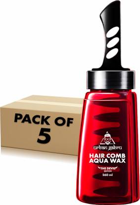 urbangabru Hair Comb Aqua Wax | Strong Hold Wet look & Shiny Finish All Day Hair Wax