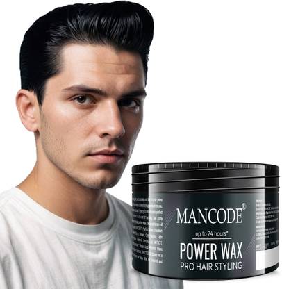 MANCODE Power Wax Pro Hair Styling Cream for Strong Hold, Matte Finish & Vitamin E Hair Wax