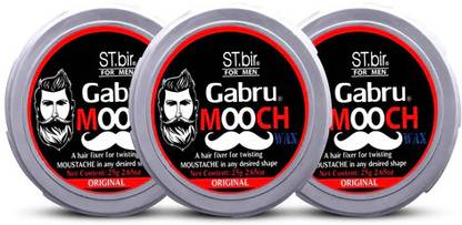 GABRU MOOCH WAX 75 PACK OF 3 Hair Wax