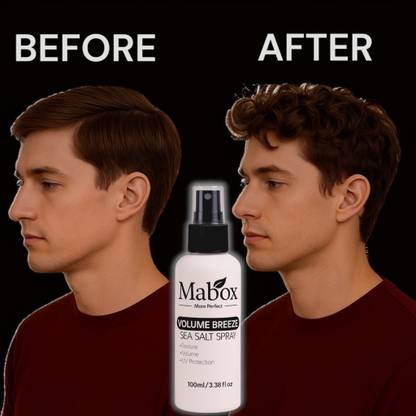 Mabox Volume Breeze Sea Salt Spray Texturizing Hair, Beach Waves,UV Protection Hair Spray