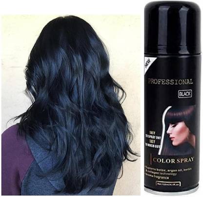 MYEONG Temporary Black Hair Color Spray Hair Spray
